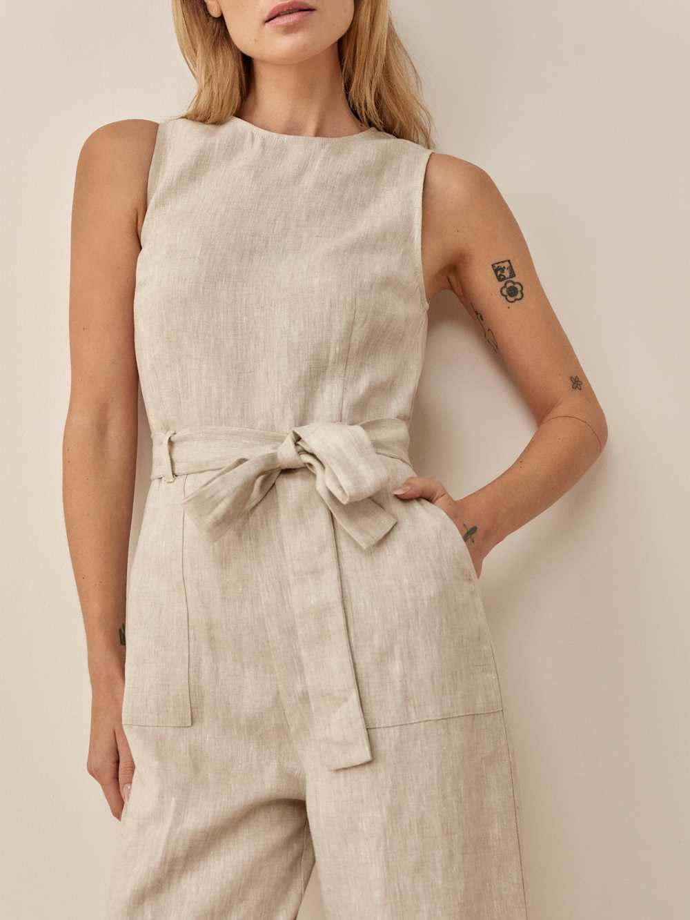 Naomi Linen Jumpsuit | Reformation (Global)