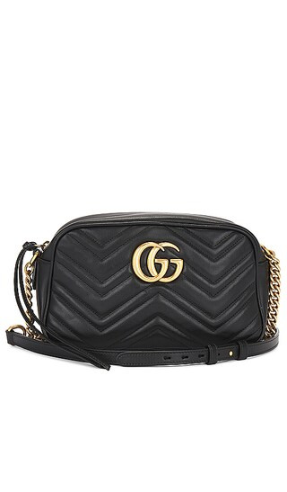 Gucci Quilted Shoulder Bag in Black | Revolve Clothing (Global)