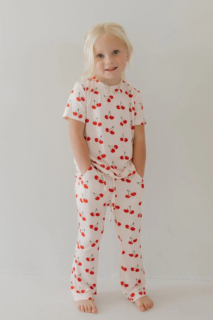 SWEET AS A CHERRY BAMBOO PJ SET | Sydney and Co.