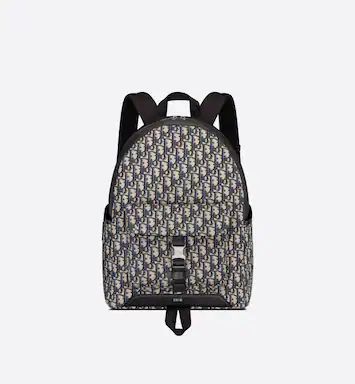 Dior Explorer Backpack Beige and Black Dior Oblique Jacquard | DIOR | Dior Couture