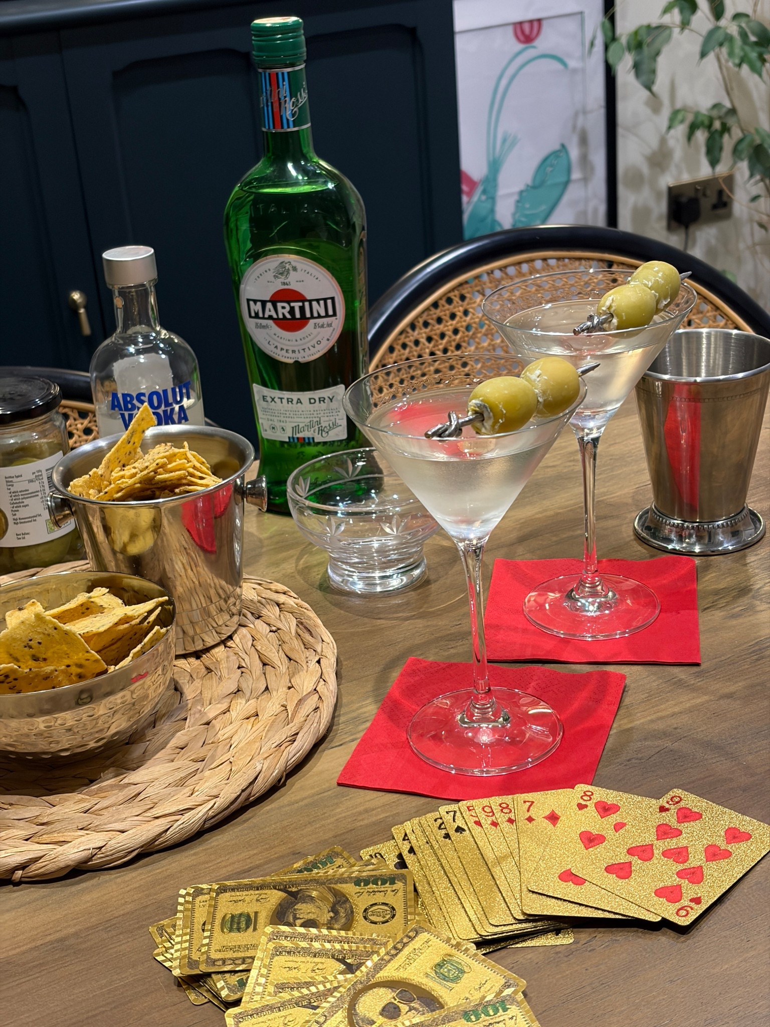 A slow Valentine’s Day evening inspired by the Carlisle, martinis poured, cards shuffled, and a classic movie setting the tone for understated New York elegance. Cosy, chic, and timeless. ♥️ 

#LTKuk #LTKdatenight #LTKhome