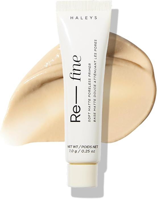 HALEYS Beauty Re-fine Soft Matte Poreless Primer, Lightweight Makeup Gripping Base That Extends, ... | Amazon (US)