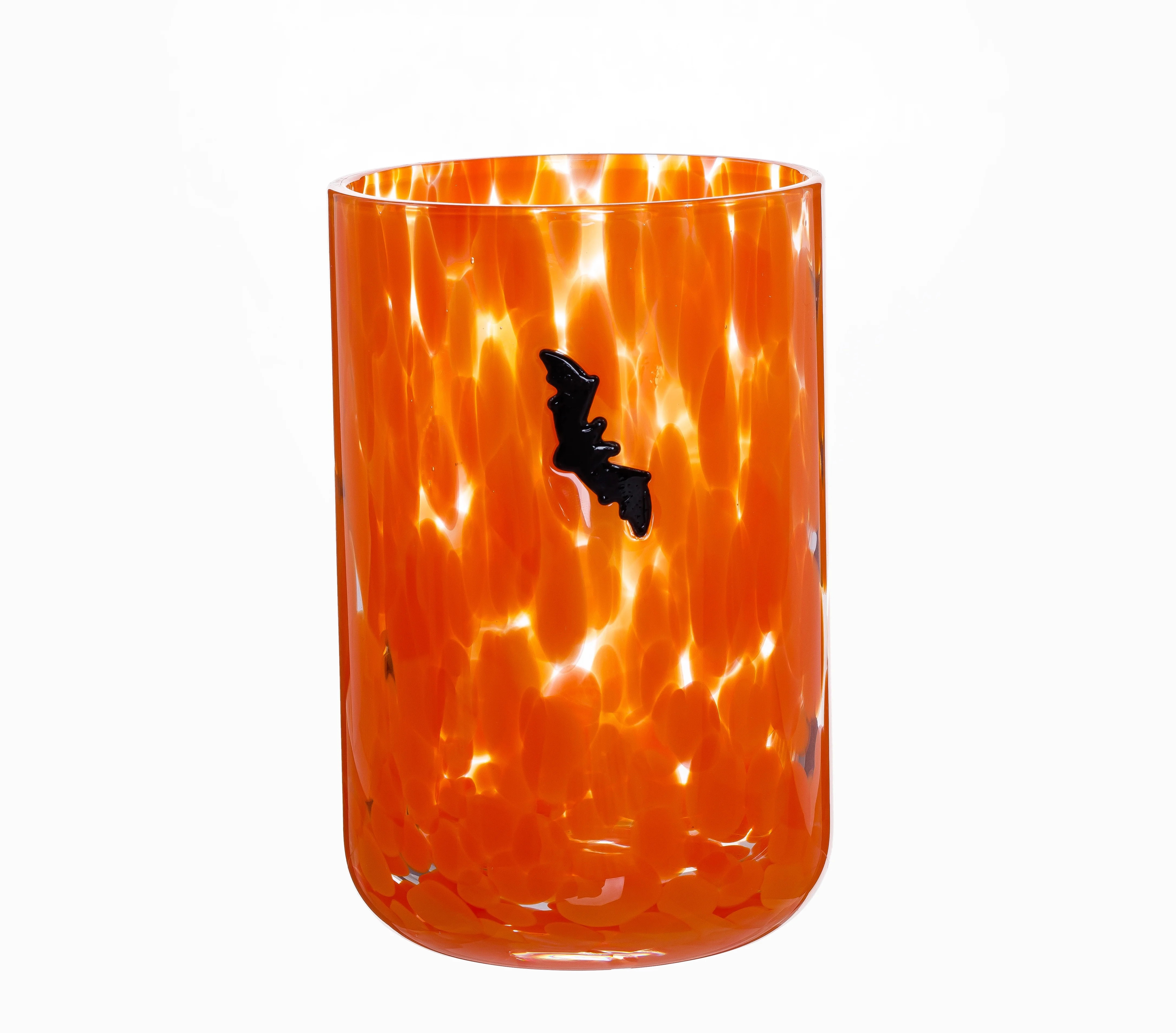 Way to Celebrate 12 fl oz Halloween Bats Charm Drinking Glass | Walmart (US)