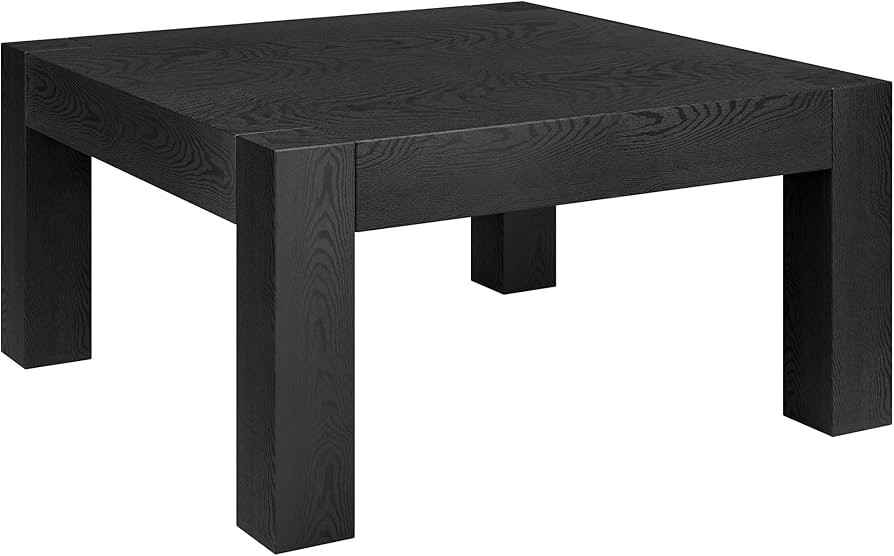Henn&Hart Langston Coffee Table, 34" Wide, Black | Amazon (US)
