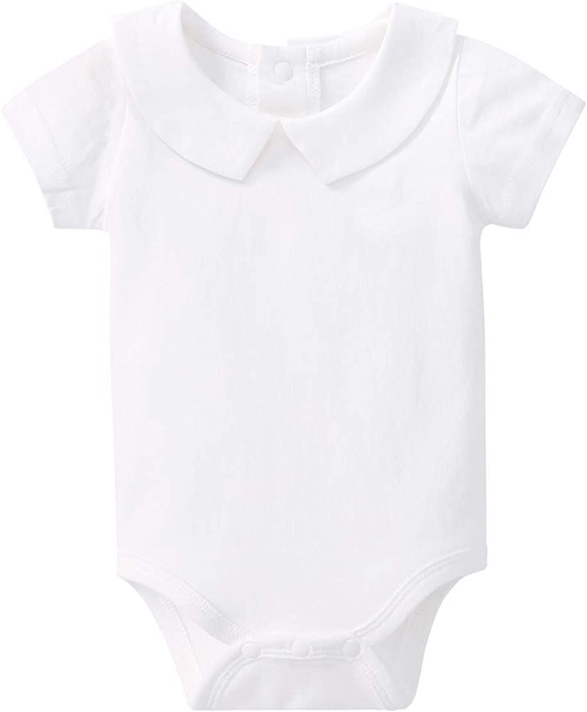 pureborn Baby Boys Girls Bodysuits Super Soft Cotton Romper 0-24 Months | Amazon (US)