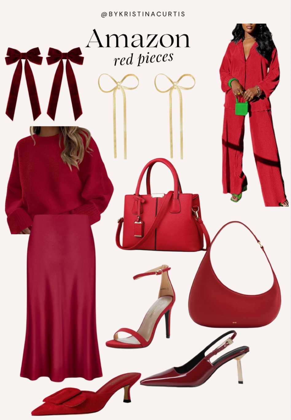 Amazon finds! Red outfit pieces!

#redoutfit#amazonfashion

#LTKHoliday #LTKStyleTip #LTKShoeCrush