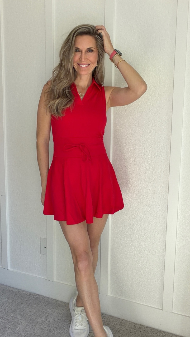 Athletic dress / golf dress with built-in shorts. The perfect sporty summer outfit — comfortable, flattering, and great for golf, tennis, workouts, or everyday athleisure wear

#LTKSeasonal #LTKootd #LTKActive