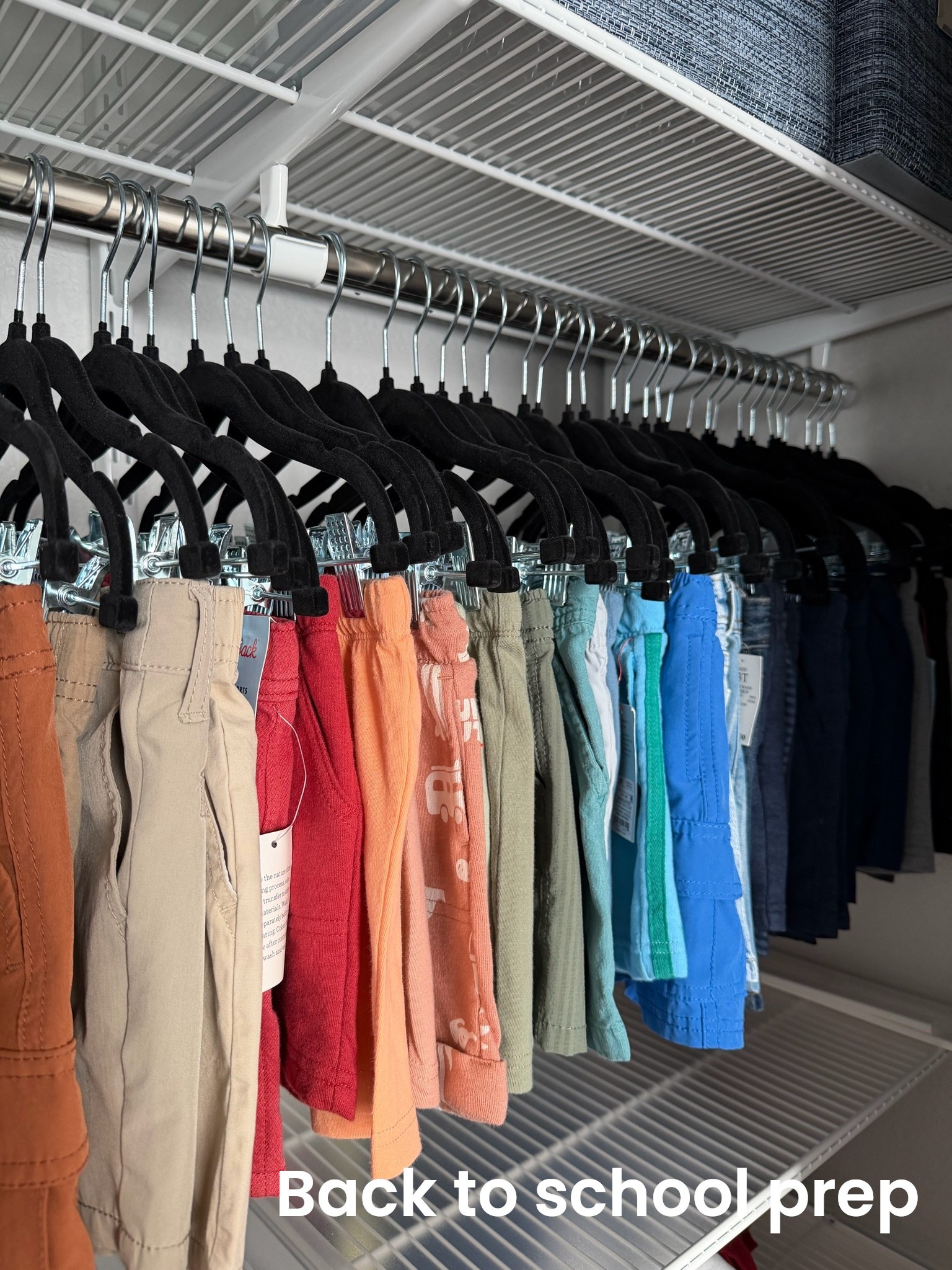 Nothing like a good hanger to finish off back to school prep. #hangerperfection