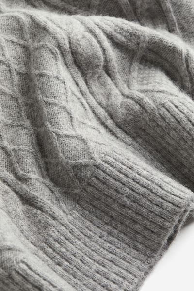 Cable-knit Dress - Gray - Ladies | H&M US | H&M (US + CA)