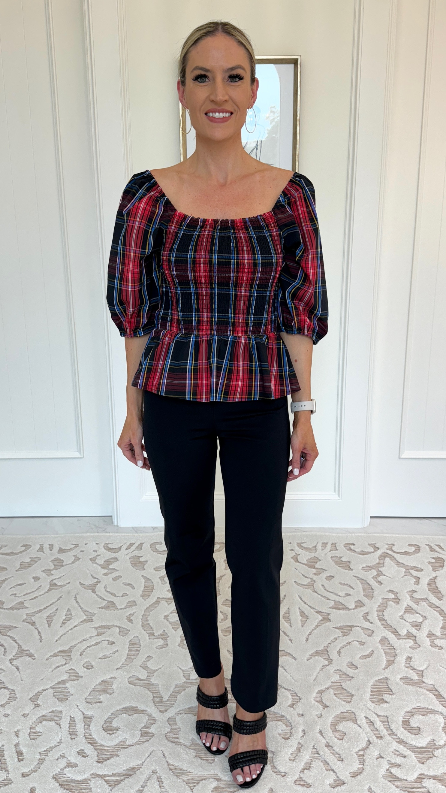 🎄 Holiday Outfit 🎄

Adding Tartan or Stewart plaid to an outfit is FESTIVE and bright. It allows you to mix in extra colors too. 

These pants are amazing. It’s pull on still so no zipper or buttons digging into you. It has stretch and is comfortable!  It’s available in black and brown and perfect for a long work day. 

#everypiecefits

Christmas outfit
Work outfit
Work style
Holiday party outfit
Christmas party outfit

#LTKSeasonal #LTKHoliday #LTKworkwear