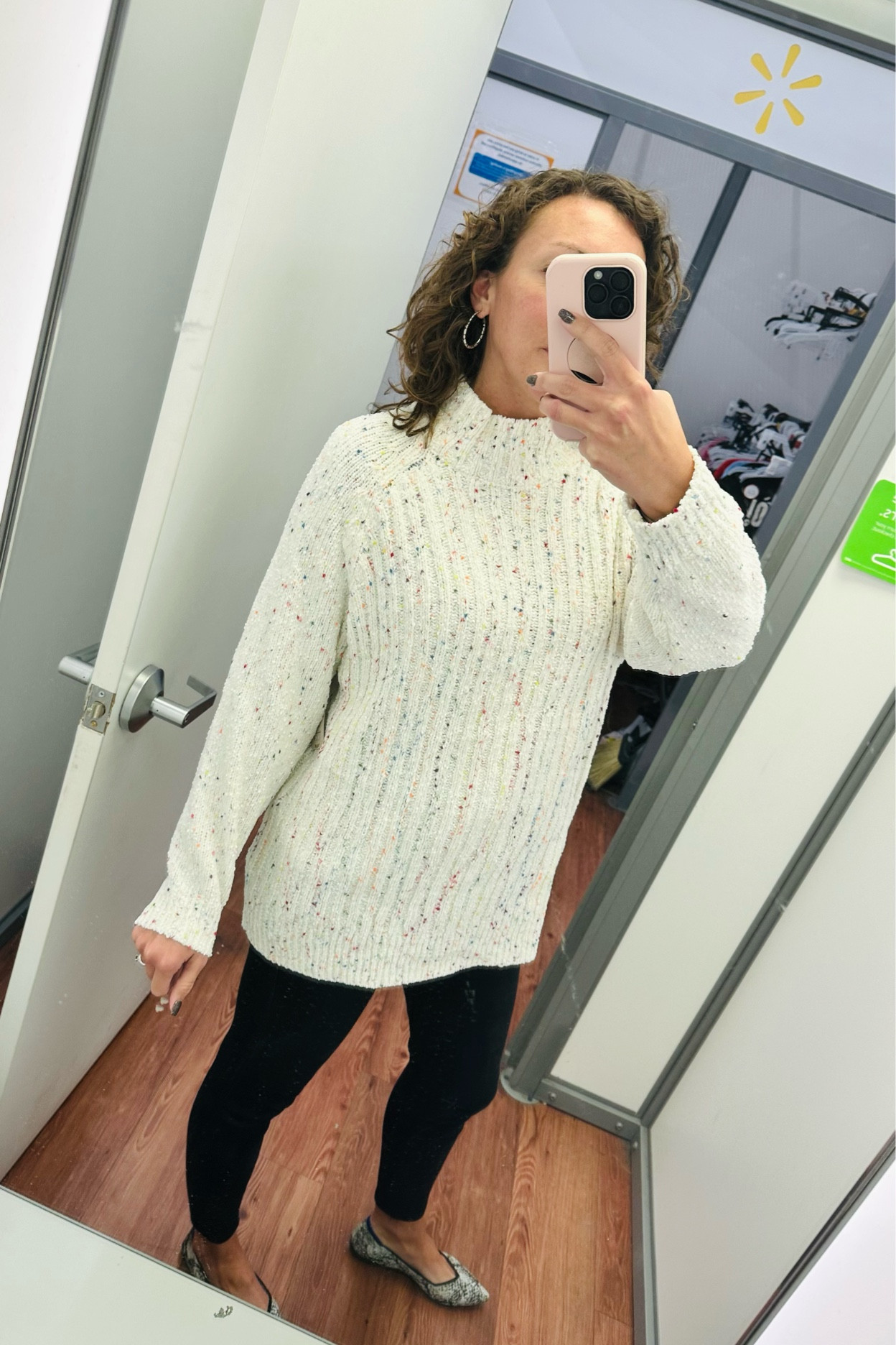#teacheroutfit Chenille Sweater!! I absolutely love the fit around the neck. Believe it or not this is a size 0X. It’s stretchy and so soft! I love the colorful details! 

#teacherootd 

#LTKstyletip #LTKworkwear #LTKHoliday
