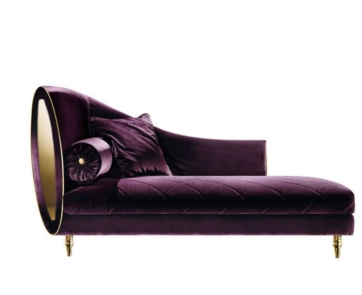Infinity Furniture Import Infinity 43.3" Purple Chaise Lounge | Perigold | Perigold