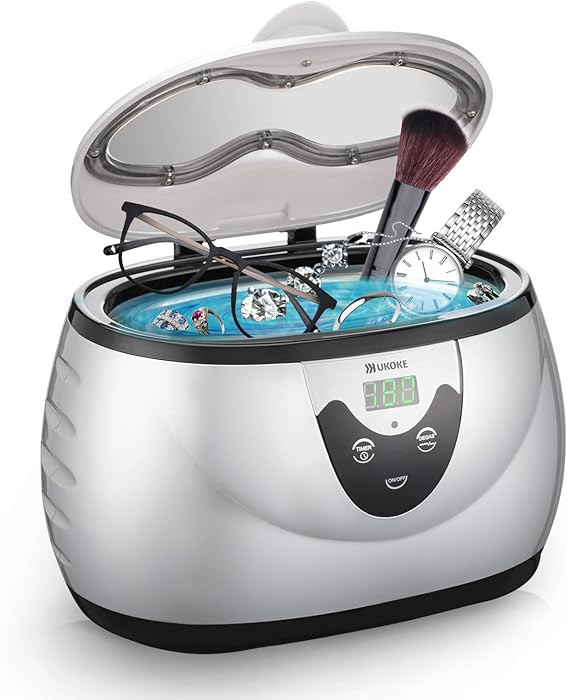 UKOKE Ultrasonic Jewelry & Retainer Cleaner – Professional Ultrasonic Cleaner Machine for Dentu... | Amazon (US)