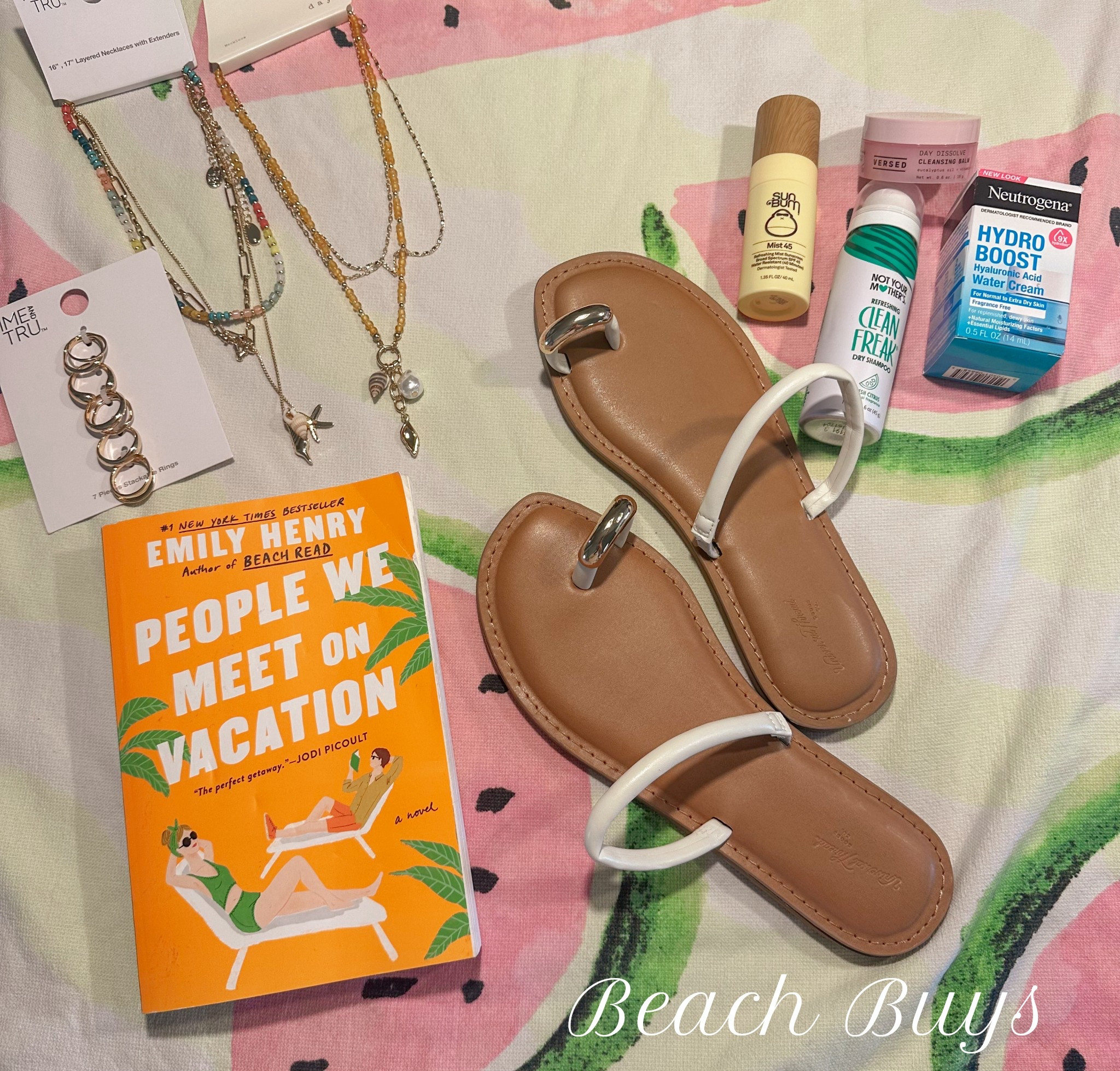 What I bought for the beach