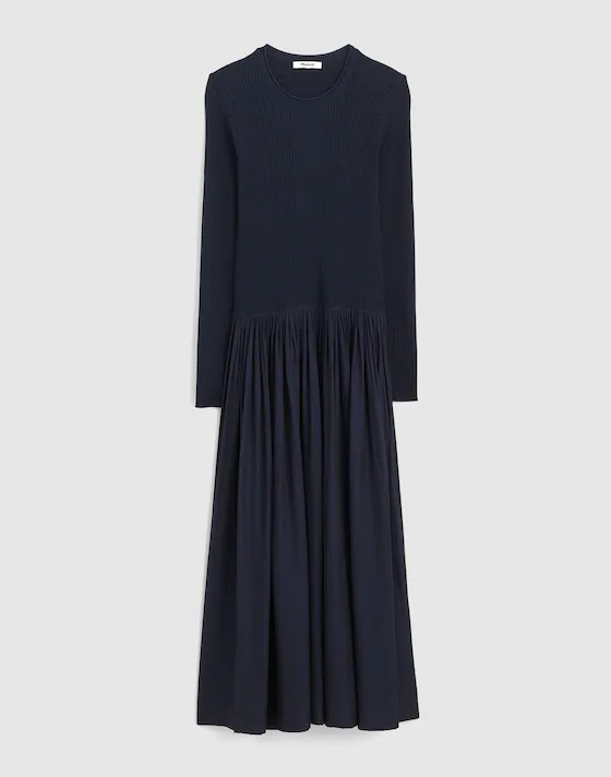 Ribbed Scoopneck Midi Dress | Madewell