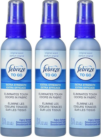 Febreze Fabric Refresher 2.8 oz Travel to-Go Size Febreze Fabric Spray, 3-Pack | Amazon (US)