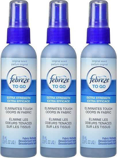 Febreze Fabric Refresher 2.8 oz Travel to-Go Size Febreze Fabric Spray, 3-Pack | Amazon (US)