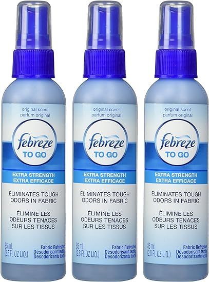 Febreze Fabric Refresher 2.8 oz Travel to-Go Size Febreze Fabric Spray, 3-Pack | Amazon (US)