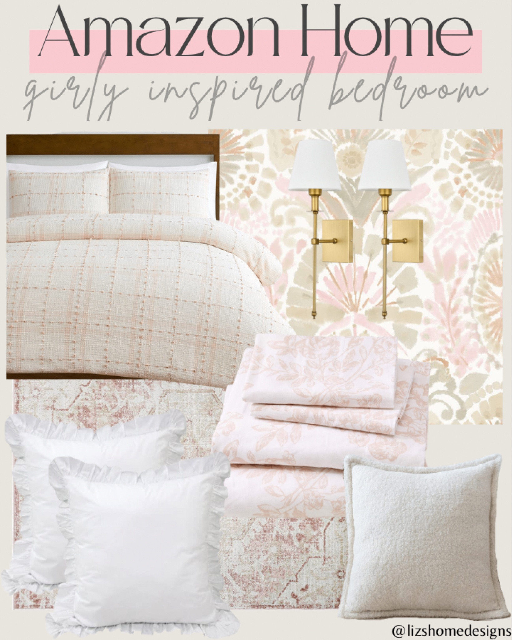 Girly pink bedroom decor! Amazon home, Amazon home decor, interior design, Amazon gift, gifts for her, kids home decor, bedroom decor, bedroom furniture, bedding, affordable home decor, affordable bedroom decor.

#LTKhome #LTKFind #LTKGiftGuide