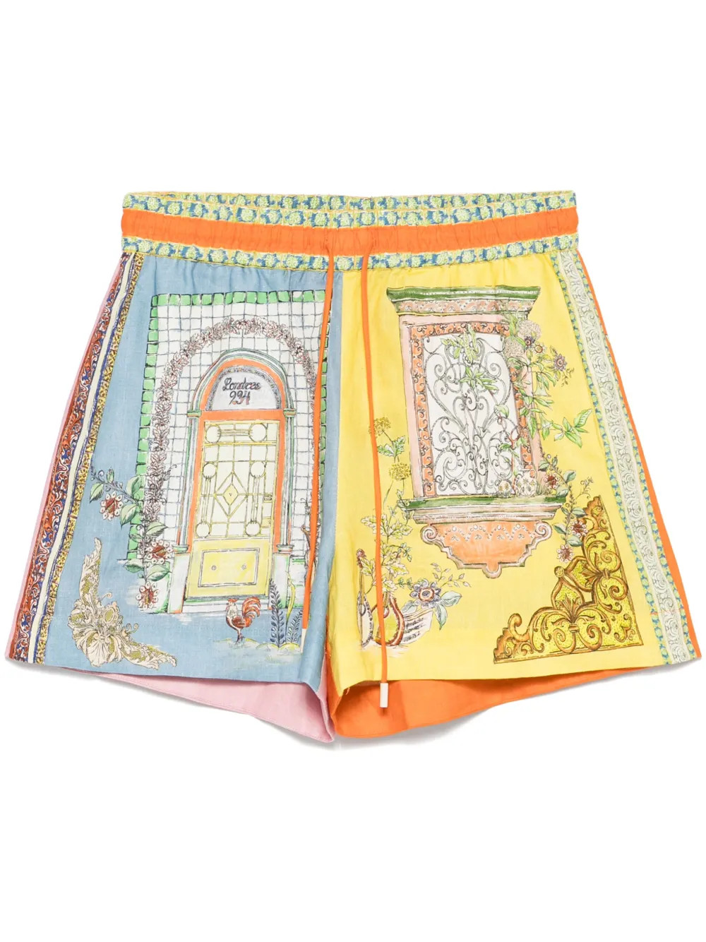 ALEMAIS Monte Shorts | Orange | FARFETCH | Farfetch Global