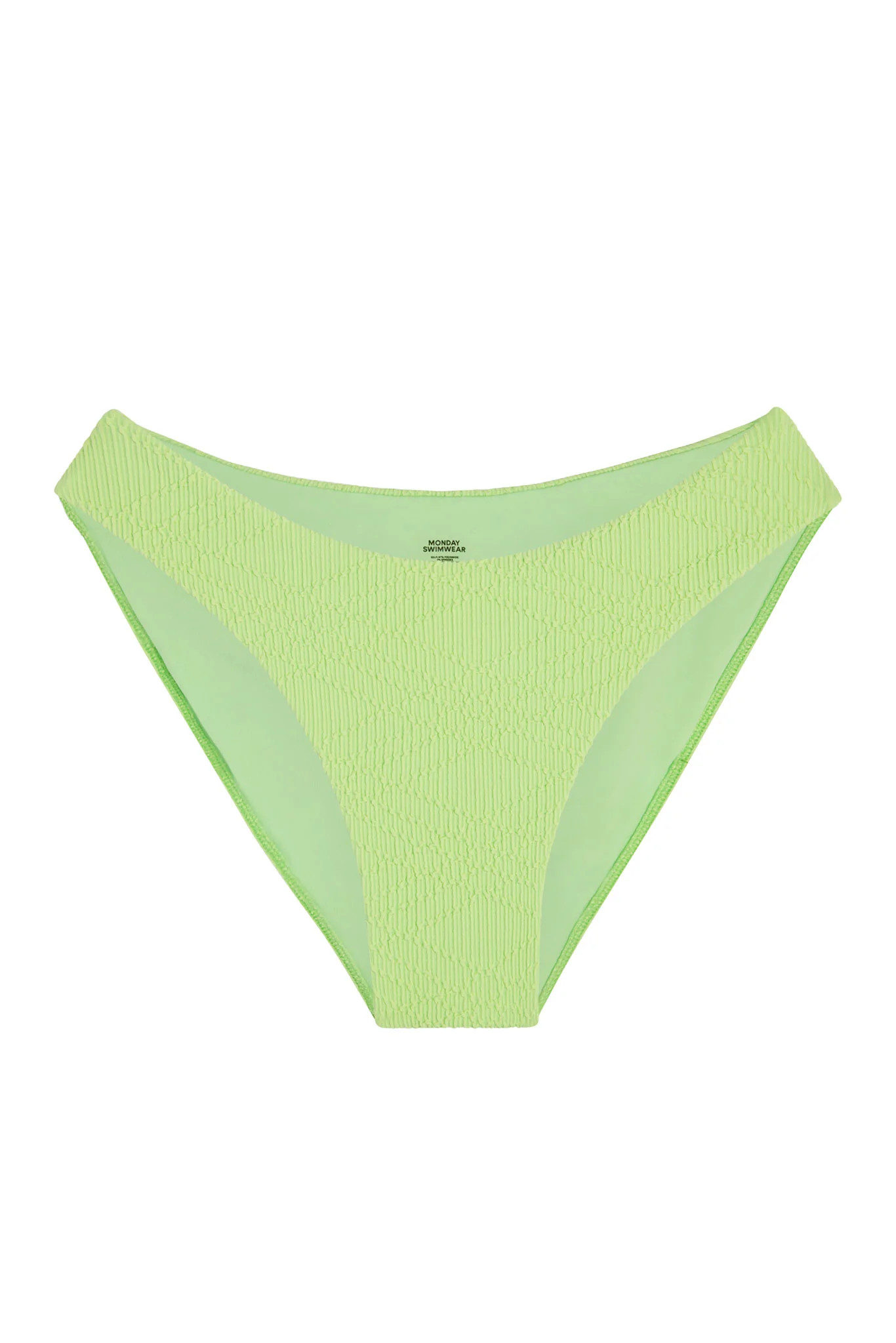 Seychelles Bottom - Honeydew Summer Plaid | Monday Swimwear