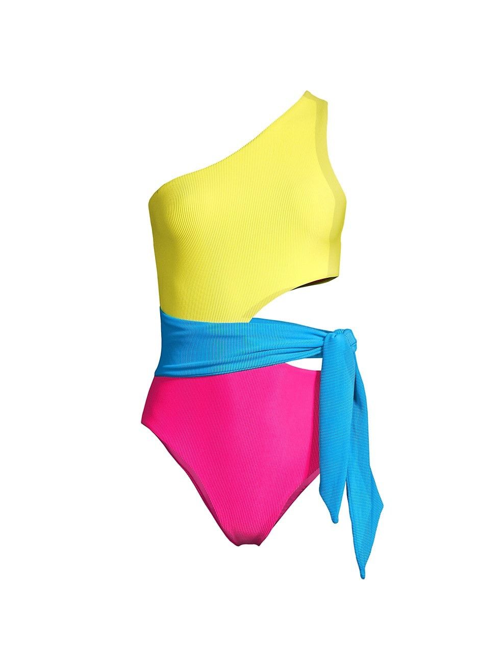 Carlie Colorblocked One-Piece Swimsuit | Saks Fifth Avenue