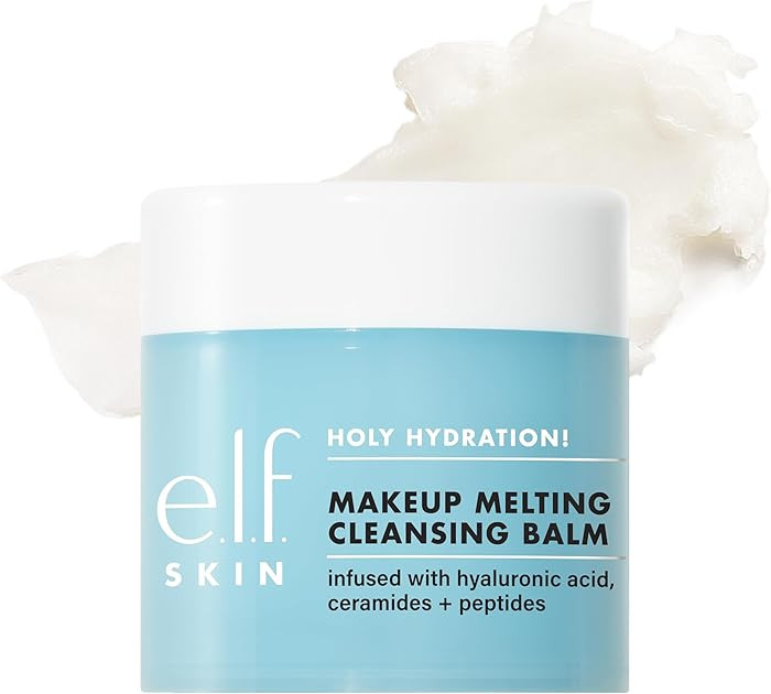 e.l.f., Skin Holy Hydration! Makeup Melting Cleansing Balm, Face Cleanser and Makeup Remover, Inf... | Amazon (US)