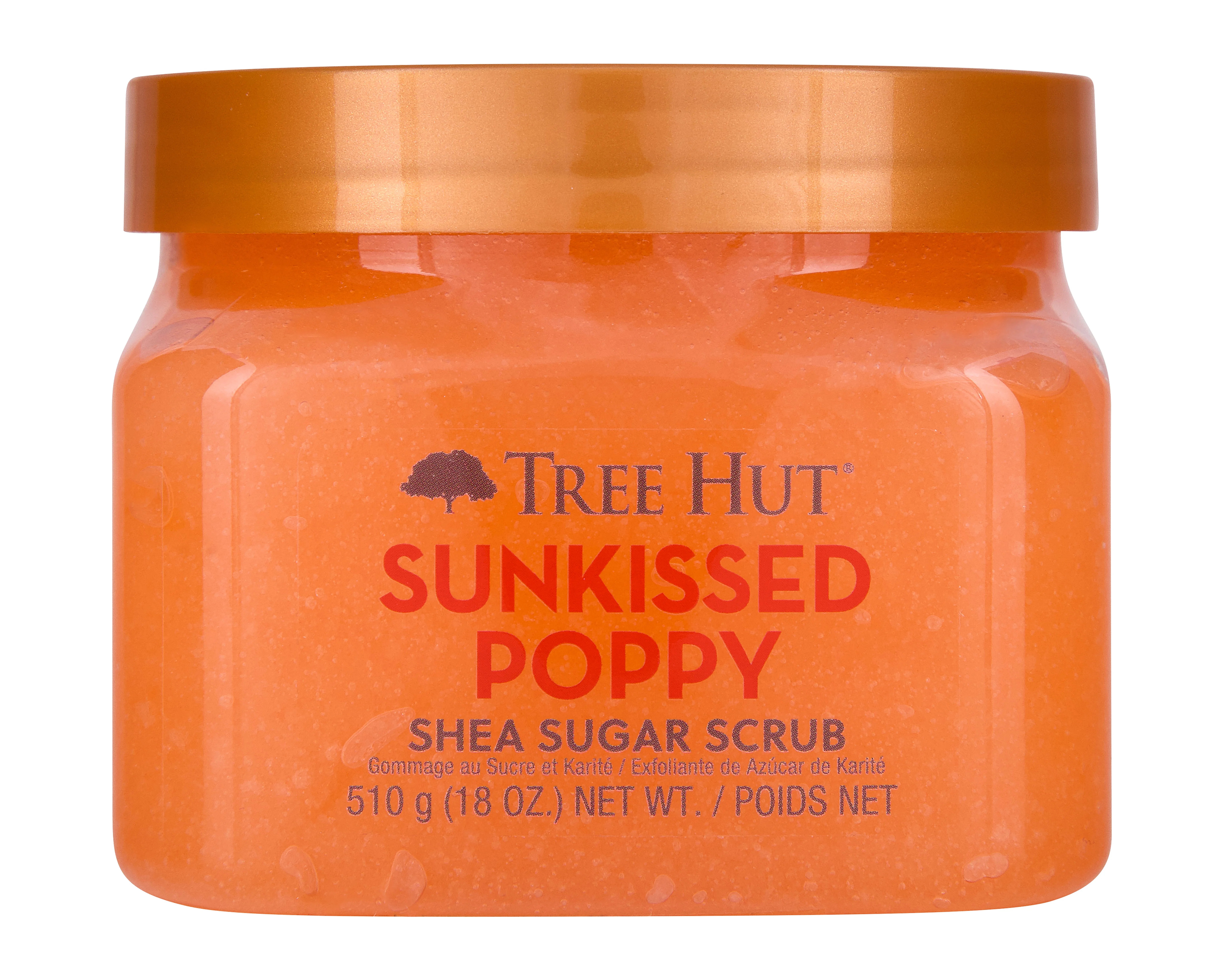 Tree Hut Sunkissed Poppy Shea Sugar Scrub, 18oz | Walmart (US)