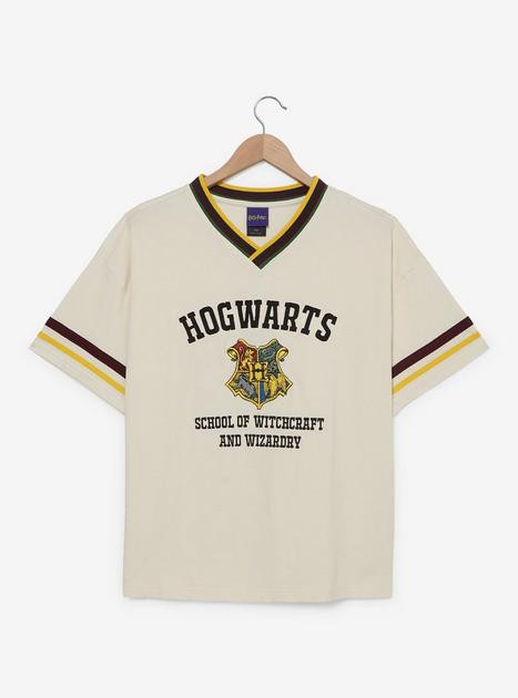 Harry Potter Hogwarts Crest Embroidered T-Shirt - BoxLunch Exclusive | BoxLunch