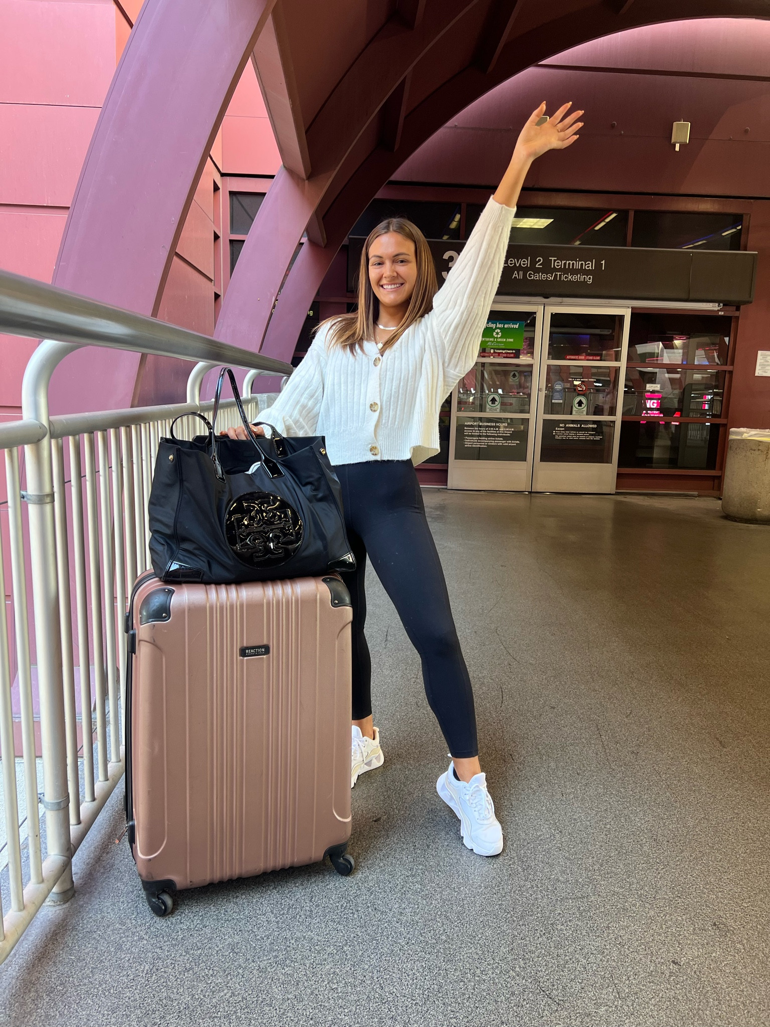 Travel outfit | comfy travel fit | cropped cardigan | aritizia jumpsuit | gold jewelry 

#LTKtravel #LTKunder50 #LTKstyletip