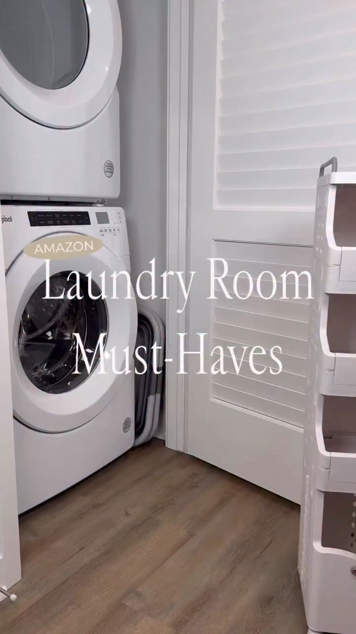 Laundry Room Cart!  🔗🧺✨

If you’re lacking storage space in your laundry room this little cart might be exactly what you need! The bins are detachable to act as mini laundry baskets or simply use it together to store laundry essentials. ☺️

#neatlyembellished #laundryroom #laundryroomorganization #organizedhome #amazonfinds