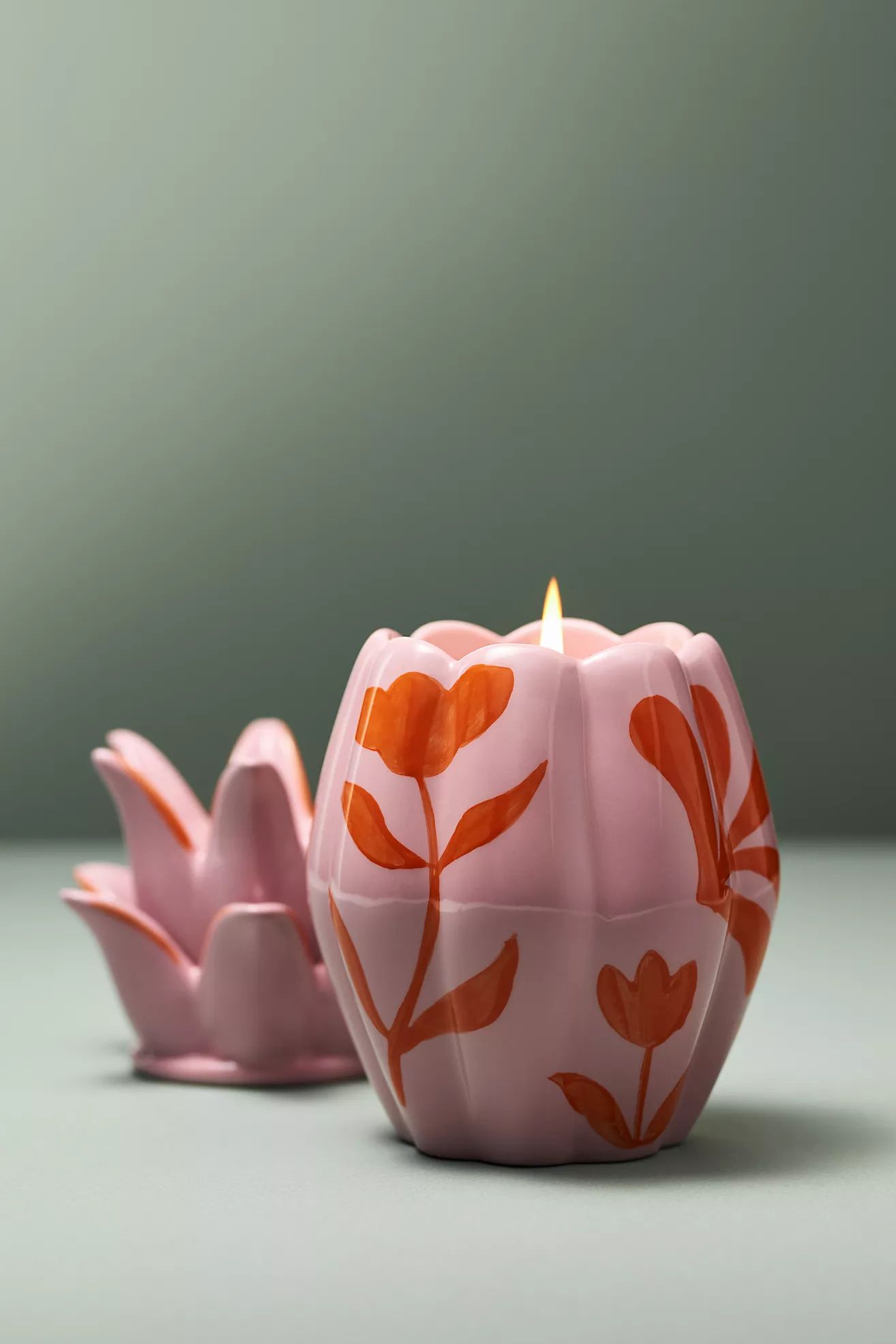Cara Fruity Lychee & Pink Dragon Fruit Pineapple Ceramic Candle | Anthropologie (US)
