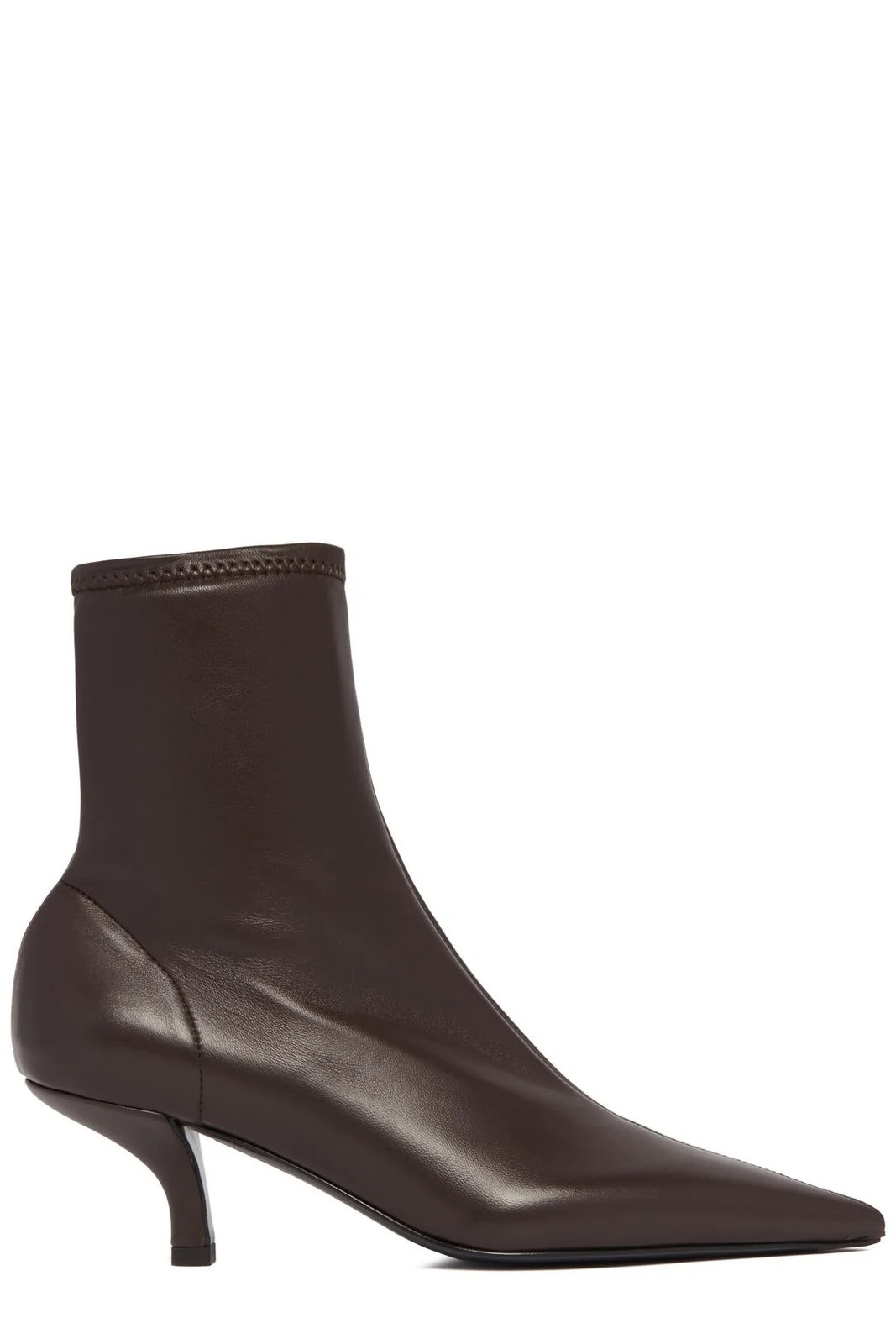 Totême Pointed Toe The Heeled Sock Boots | Cettire Global