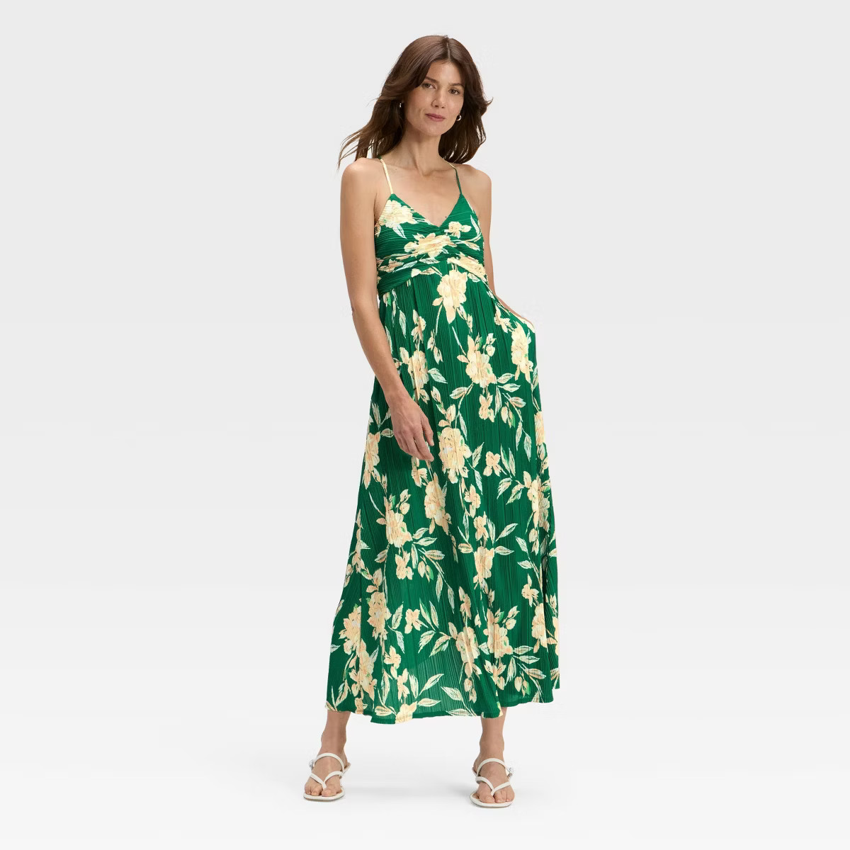 Women's Pleated Maxi Dress - A New Day™ | Target