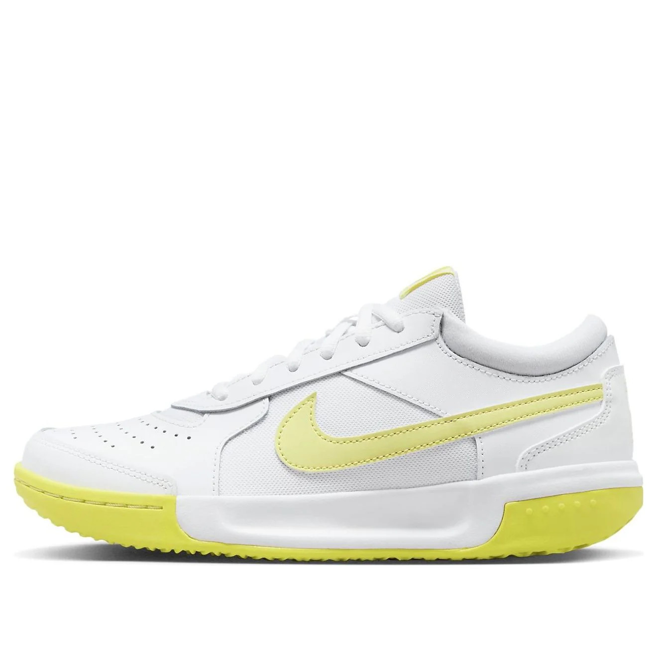 (WMNS) Nike Court Zoom Lite 3 'White High Voltage' | KICKS CREW