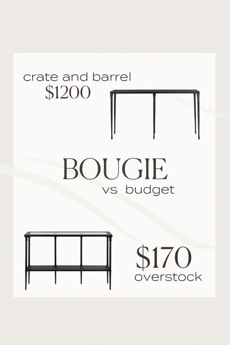 Crate and barrel console table - look for less! Black iron console table

#LTKhome #LTKsalealert #LTKFind