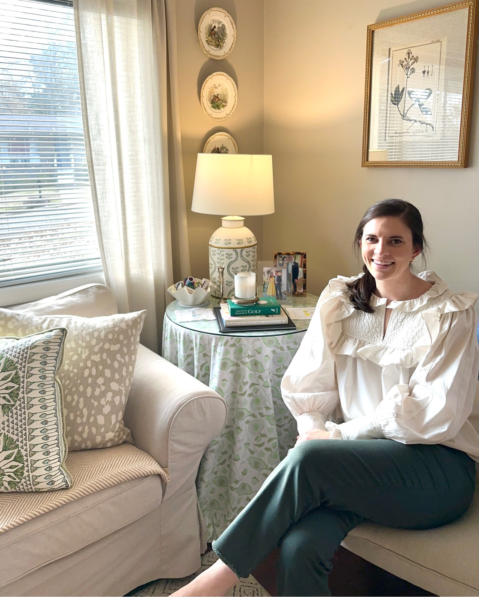 I’ve been slowly trying to accumulate art for our walls, and my mom brought the perfect solution with her the last time she visited! She gifted me some handpainted plates she received as a wedding gift and an invisible edge plate hanger that I decided would be a great way to add some color and interest to the corner of our living room! While plates may not be “art” they make a great affordable option that can make a big impact when hung in a group. This is the perfect solution to any one off plates you may see at antique stores or estate sales! 

I’ve linked what I used to hang the plates as well as some cute plate finds on my Amazon storefront: https://shorturl.at/wSU16 (https://shorturl.at/wSU16)

#prepinyourstep #southernstyle #southerntraditionalstyle #platewall #platewalldiy #platehangers #interiorinspo #southerntraditionalmaximalist #affordableart #affordableinteriorfind
s #amazondecor #amazonfinds 

#LTKfindsunder100 #LTKhome #LTKfindsunder50