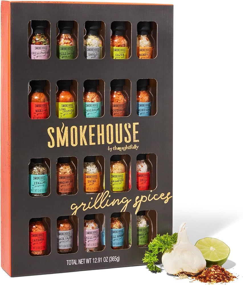 Smokehouse by Thoughtfully, Gourmet Ultimate Grilling Spice Set, Grill Seasonings and Rubs Gift S... | Amazon (CA)