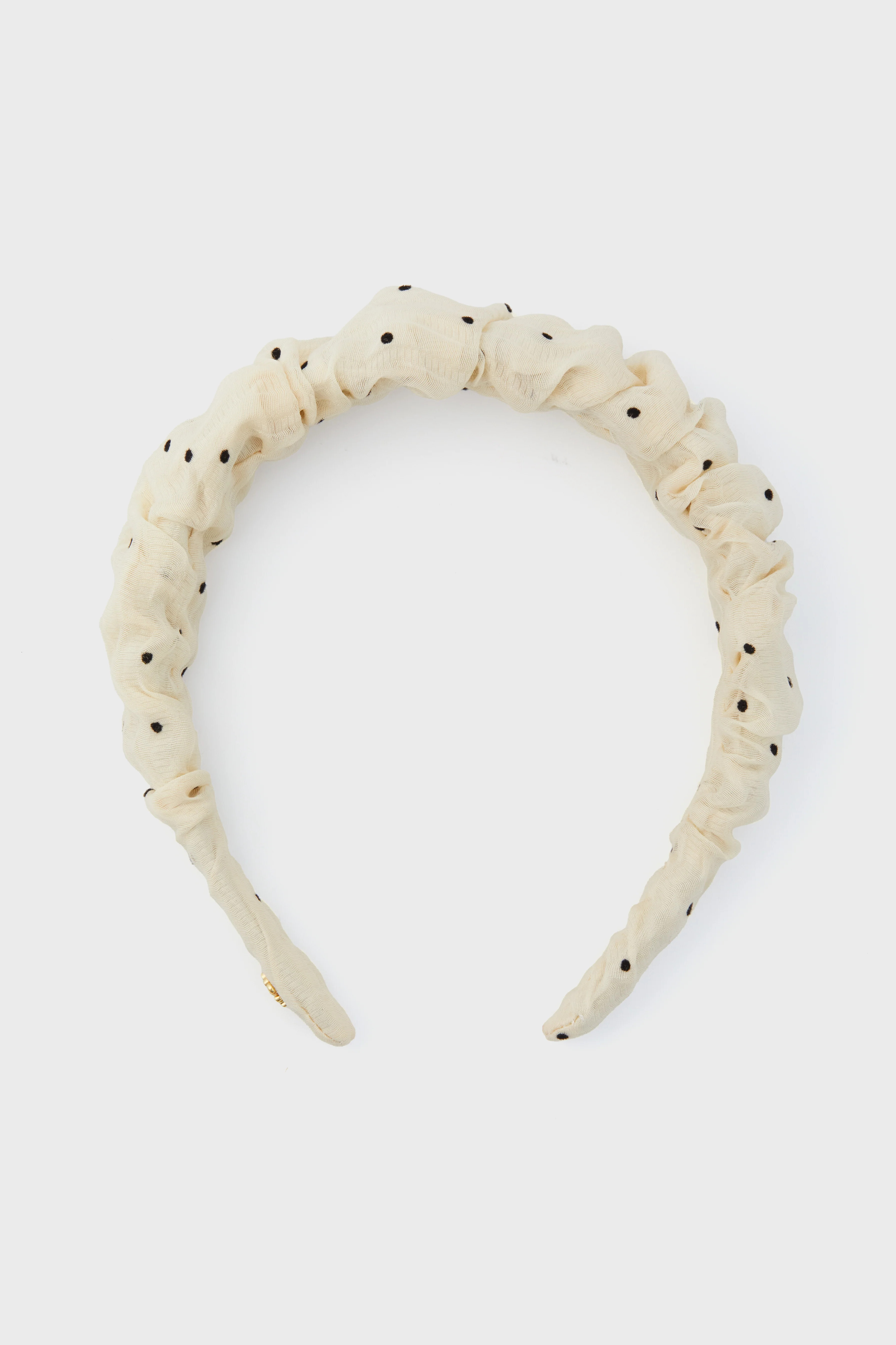 Cream Polka Dot Kelly Headband | Tuckernuck (US)