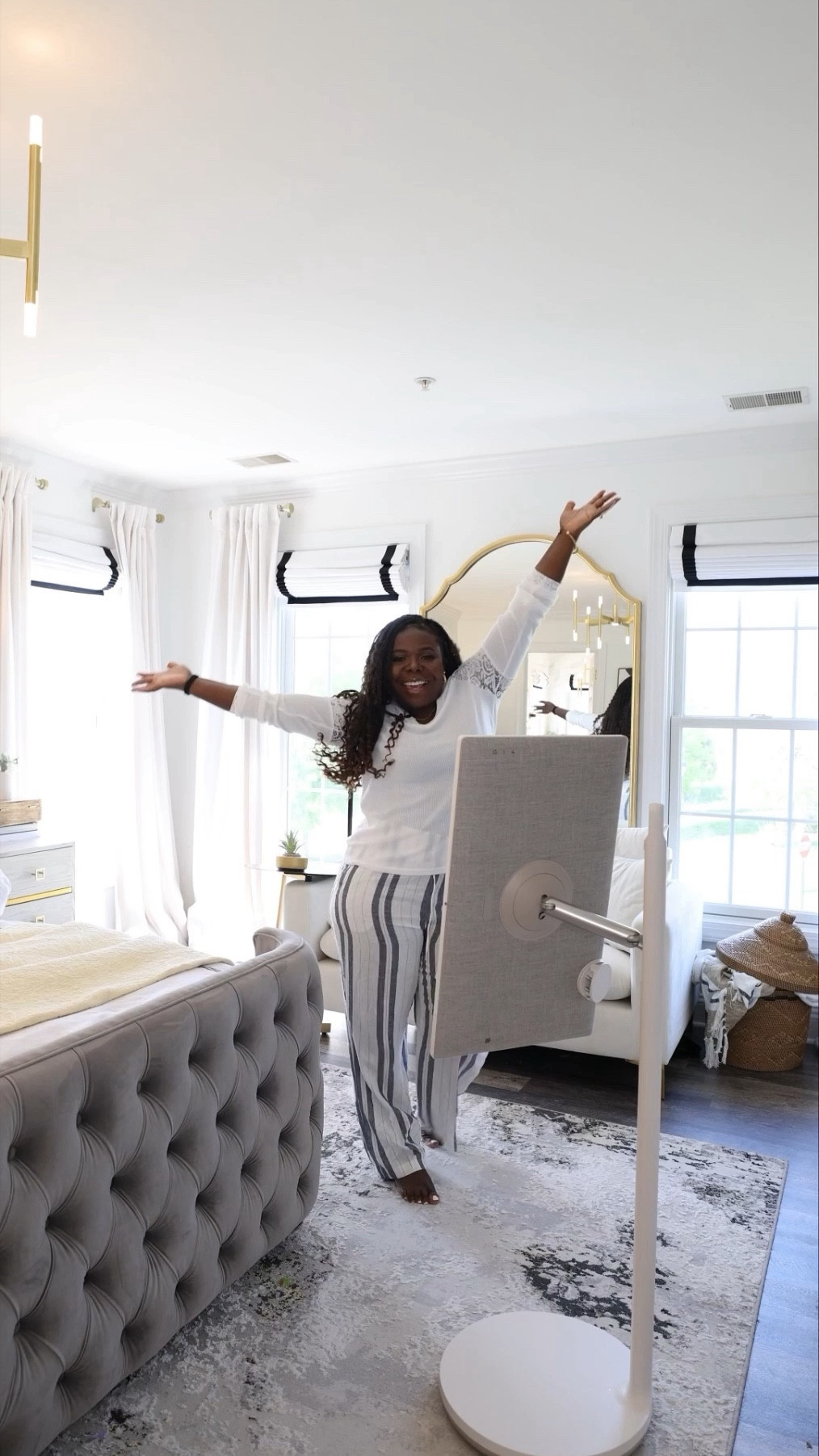 The screen you didn’t know you needed! Self-care night just got a whole lot better with my LG Stand by Me screen! It has turned my at-home spa nights and movie marathons into the ultimate relaxation haven. Who needs a fancy spa or a movie theater when you have the ultimate self-care duo in your own bedroom?! 😊  Its built-in rechargeable battery ensures that I never have to worry about finding an outlet and I can easily move it around. I also like that I can use it to mirror my phone while recording content. 

Sharing some at-home self care finds for gifting season!

#LTKGiftGuide #LTKCyberWeek #LTKsalealert