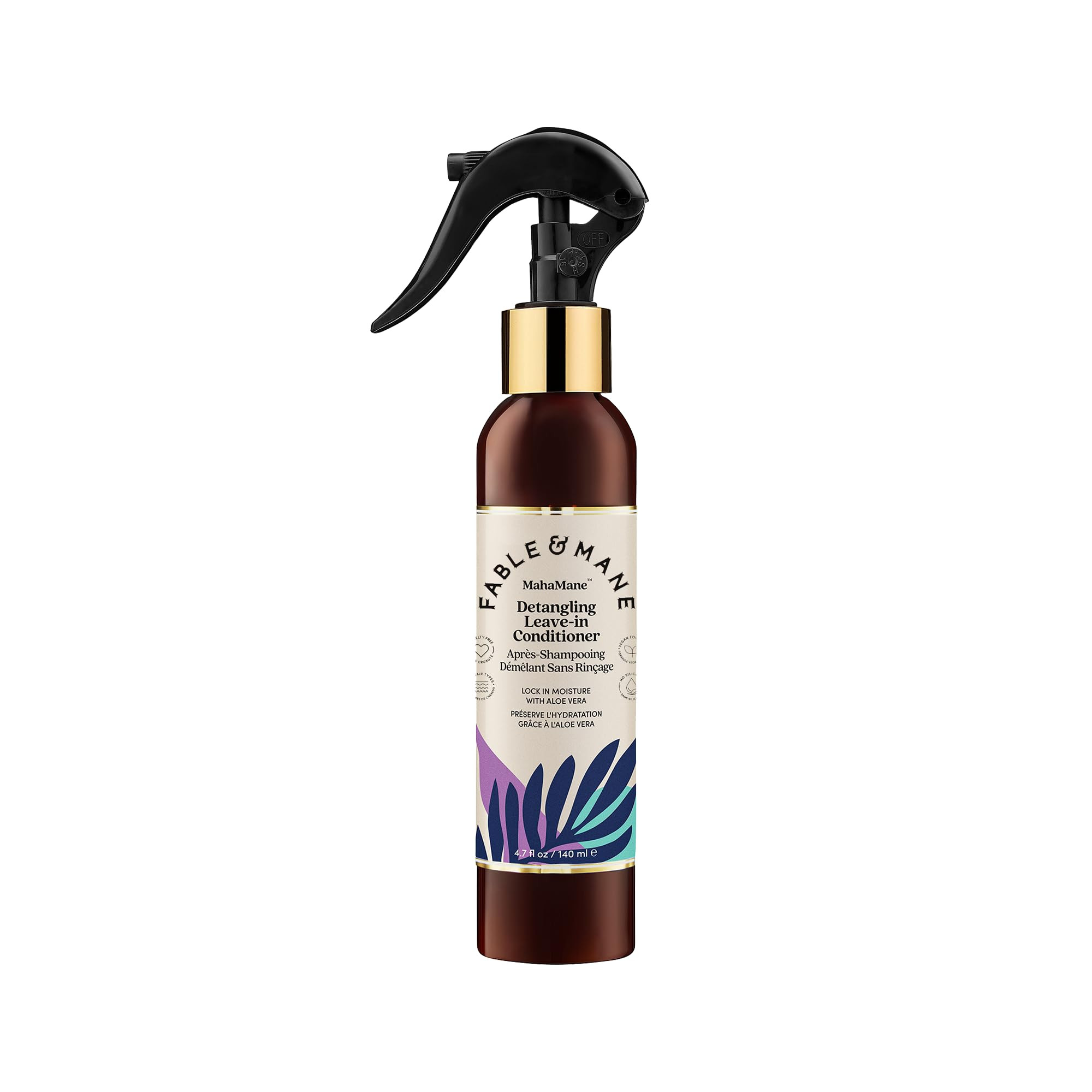 Fable & Mane Detangling Leave-In Conditioner, with UV Heat Protection for Smooth, Hydrated, Tangl... | Amazon (US)
