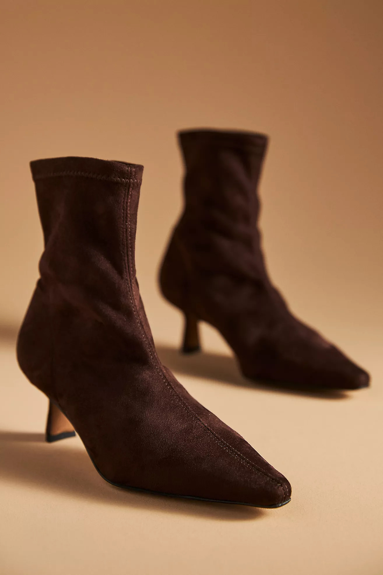 Angel Alarcon Pointed-Toe Kitten-Heel Boots | Anthropologie (US)