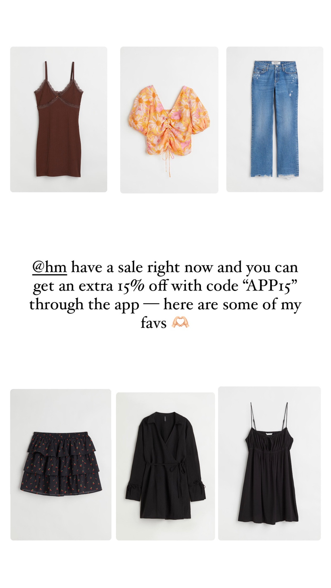 h&m sale picks - get extra 15% off with the app using code “APP15” - shop my small favs 🫶🏻🥺🤍

#LTKunder50 #LTKFind #LTKeurope