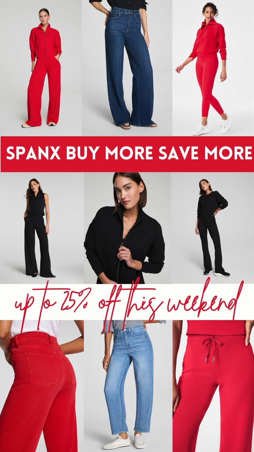 save up to 25% off @ Spanx this weekend | buy more save more 

#LTKActive #LTKSaleAlert