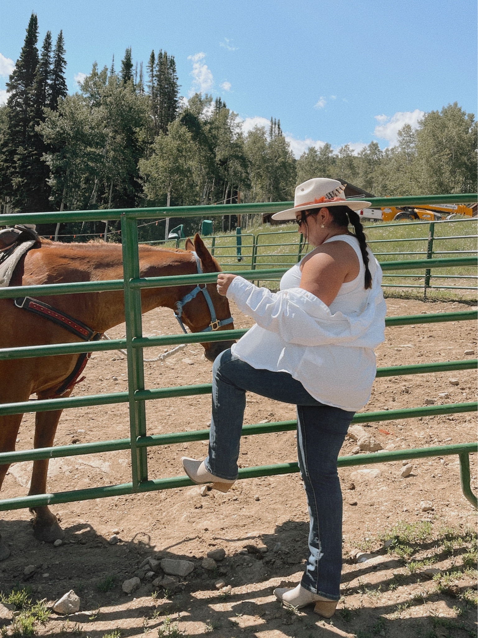 This isn’t my first rodeo 🐴
Full outfit is from @macys

@macysstylecrew #MacysSummerHits #MSCinCO #MacysStyleCrew

country concert outfit, horseback riding outfit, midsize fashion, midsize style, Levi’s jeans, cowboy boots

#LTKMidsize #LTKStyleTip #LTKFindsUnder100