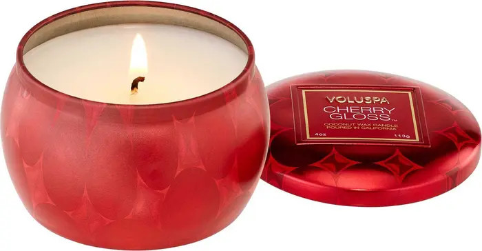 Cherry Gloss Mini Tin Candle | Nordstrom