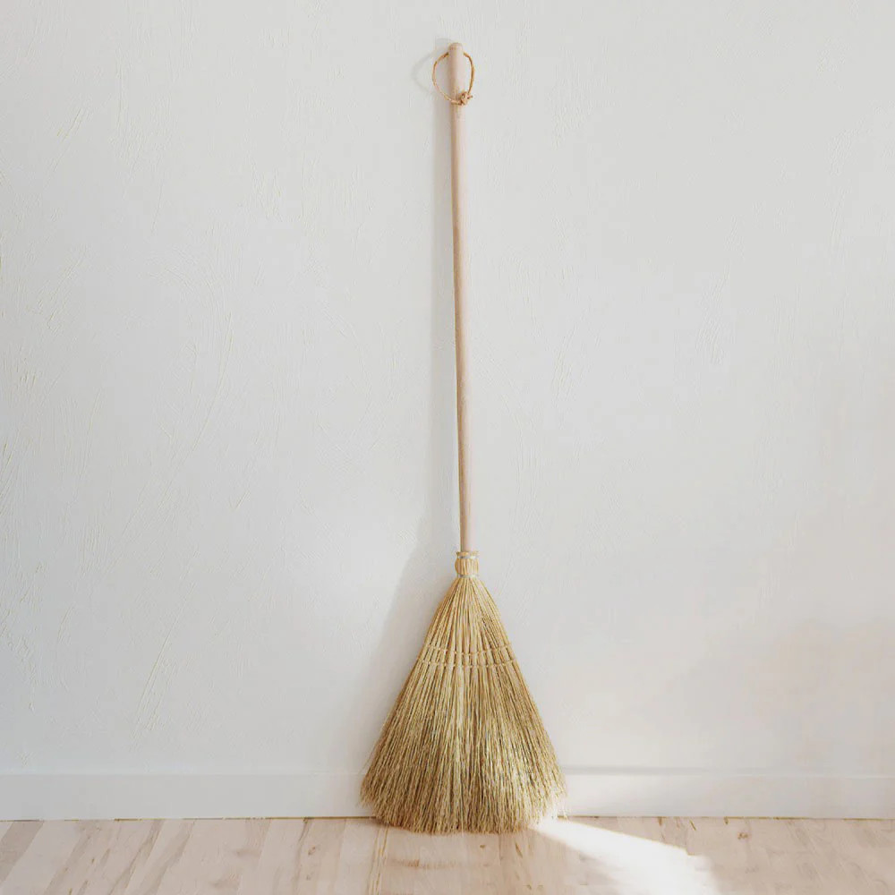 Handcrafted Farmhouse Broom | Roan Iris