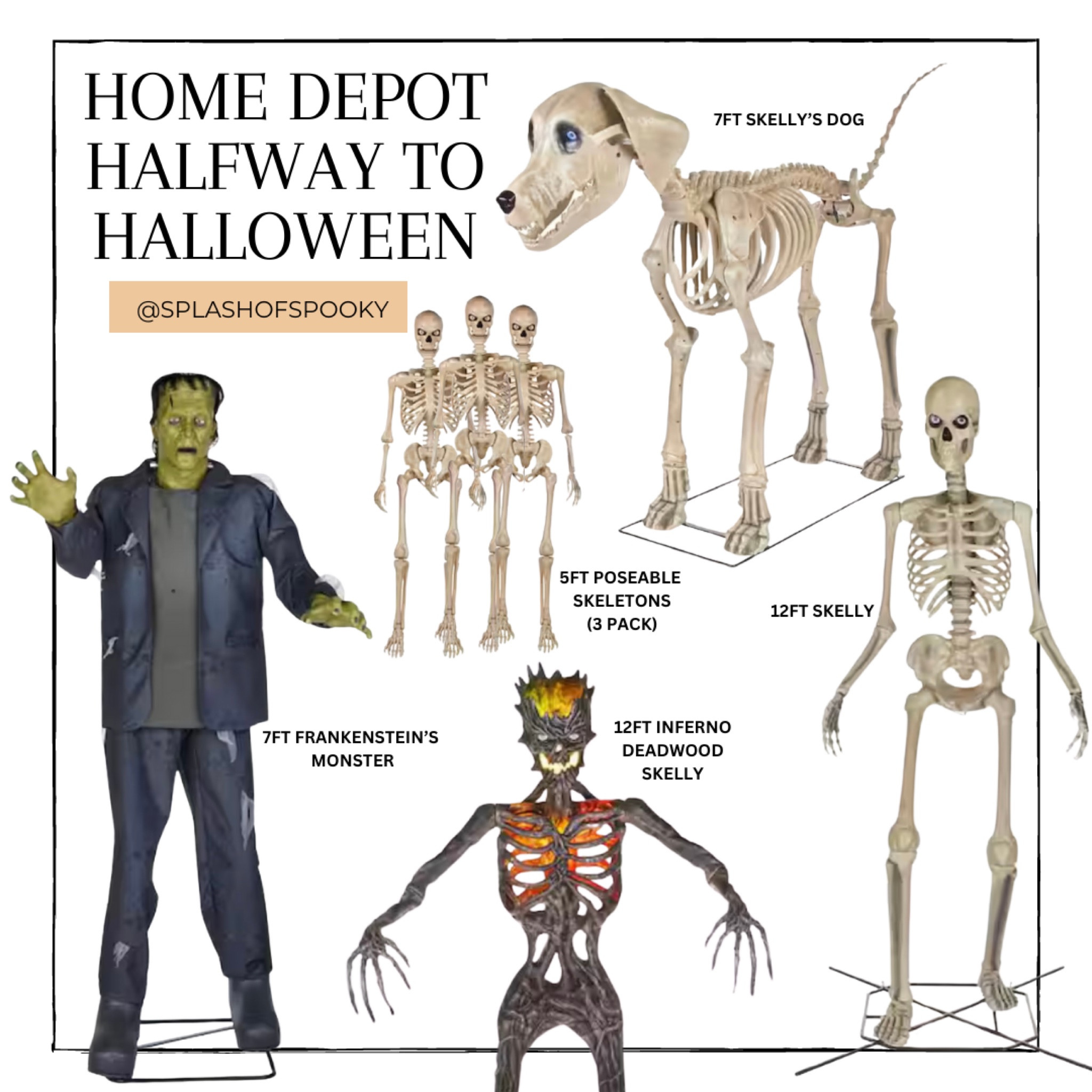 Home Depot surprised spooky fans all over by doing a Halfway to Halloween drop!

Check out some of the big ticket items they had for sale today. Act fast! These sell out quick.

Home Depot has some of the hottest, most sought-after spooky season home decor. These are really popular and always a big hit in October and beyond.

#LTKSeasonal #LTKhome