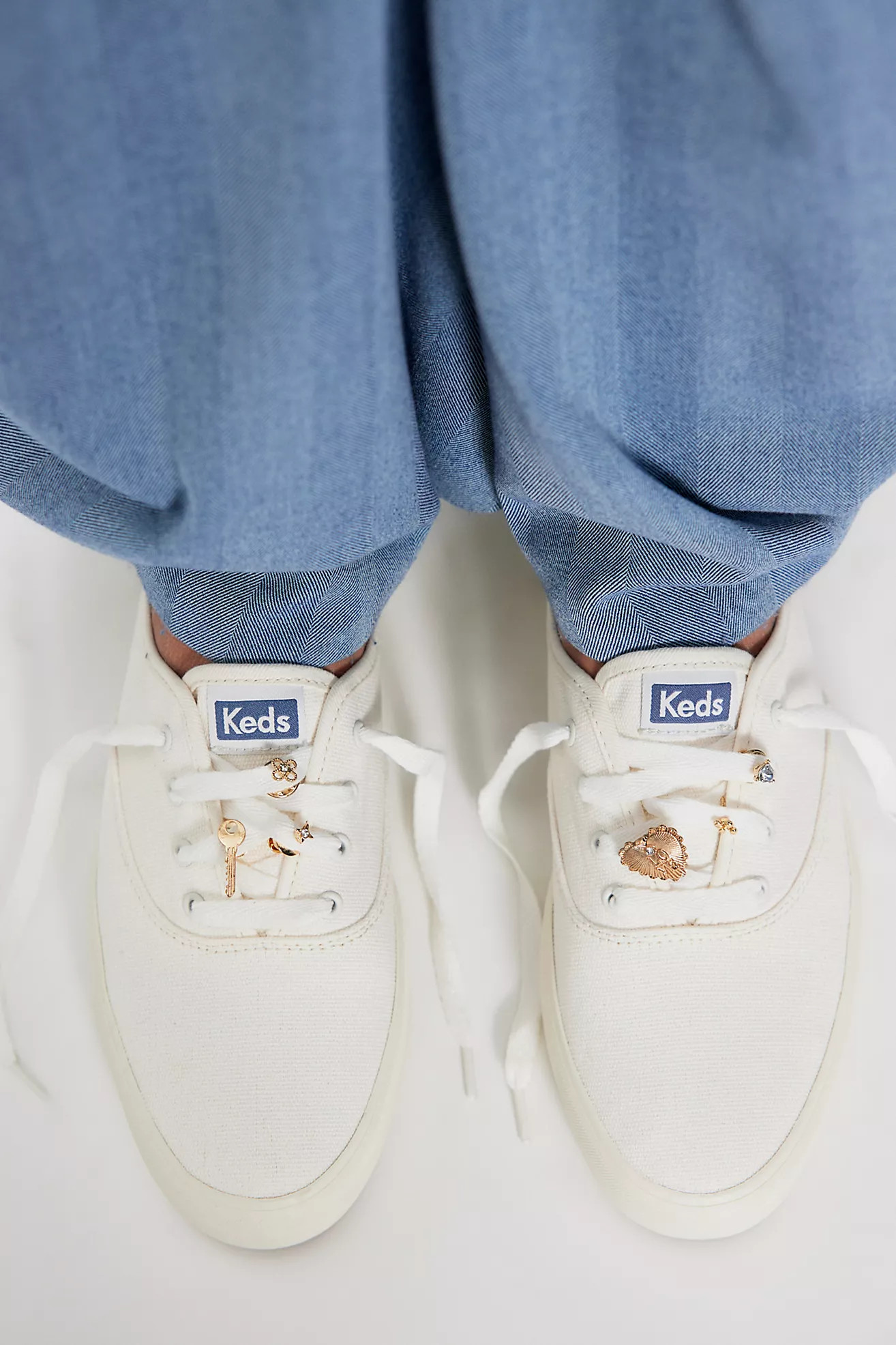 Keds Champion Gender-Neutral Canvas Lace-Up Sneakers | Free People (Global - UK&FR Excluded)