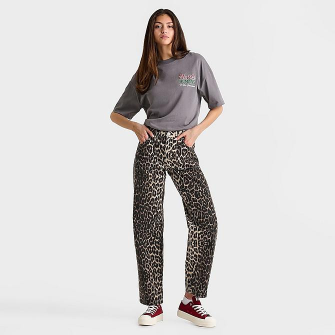 Women's Unlike Humans Leopard Denim Jeans | JD Sports (US)